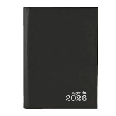 2 Agenda Secretária 1 Dia Classic Ambar 2026 preta