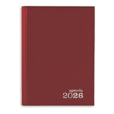 3 Agenda Secretária 1 Dia Classic Ambar 2026 vermelha