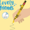 Caneta Abelha Gel Lovely Friends Legami