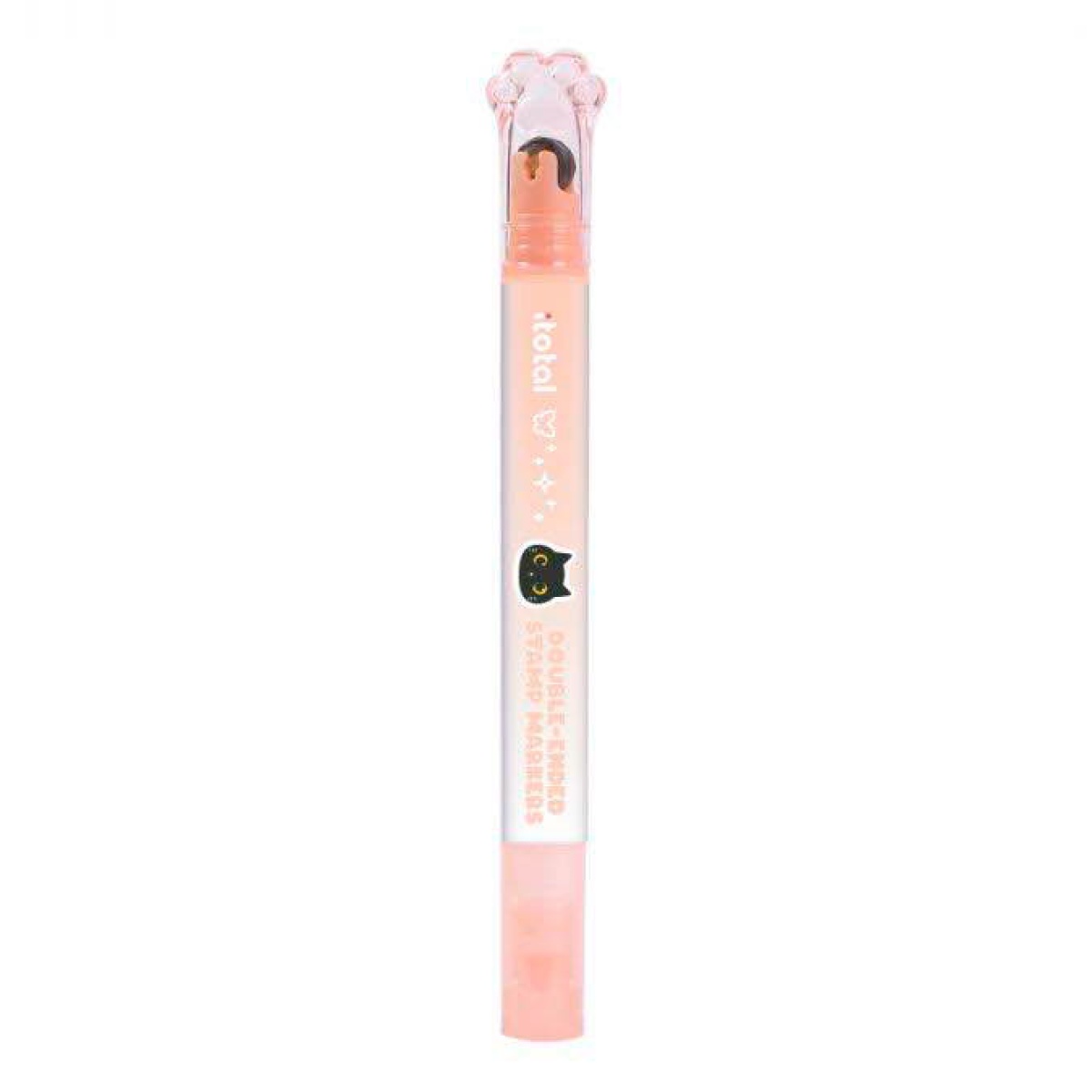 P183397 Sublinhador glitter e carimbo 2 em 1 bege iTotal
