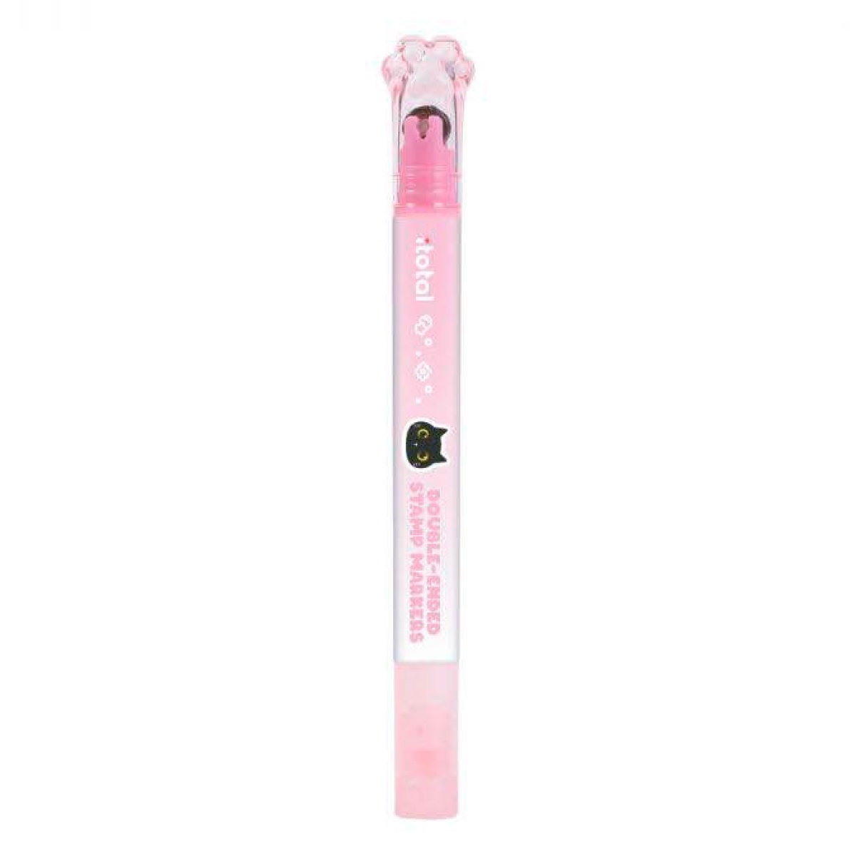 P183398 Sublinhador glitter e carimbo 2 em 1 rosa iTotal