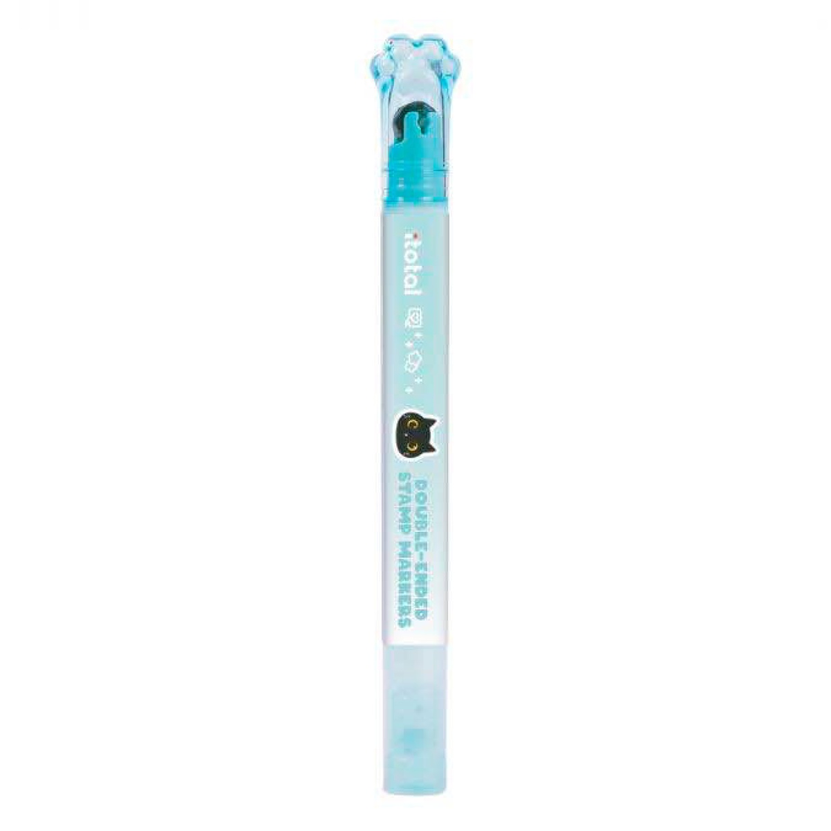 P183399 Sublinhador glitter e carimbo 2 em 1 verde iTotal