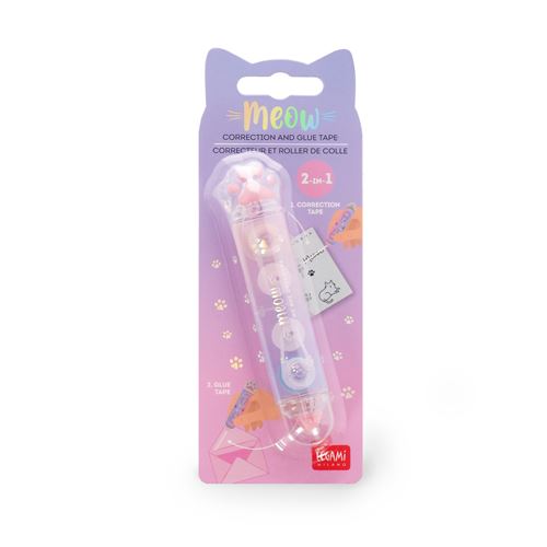 Legami - Fita Adesiva e Corretora 2 em 1 Kitty - Meow