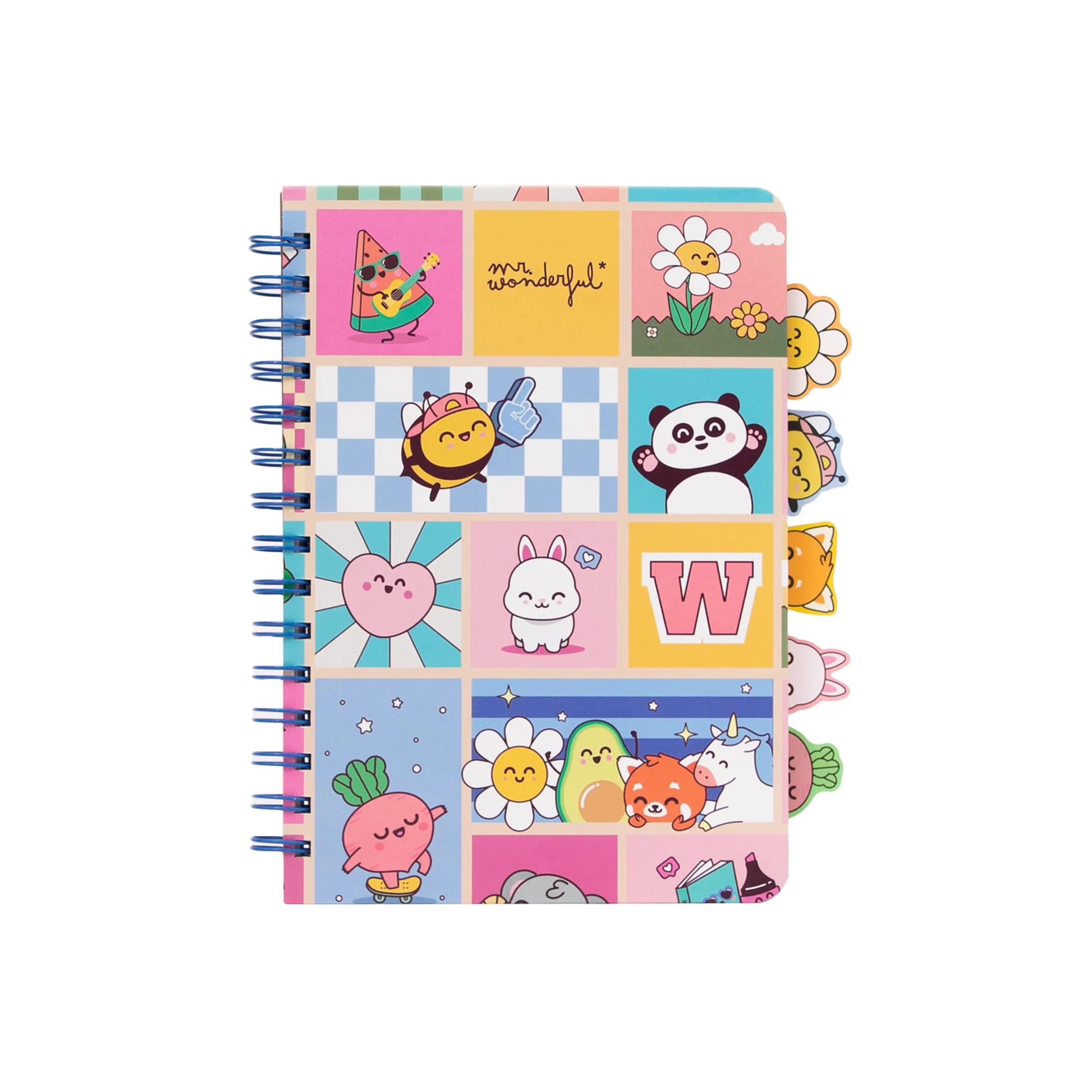 Caderno A5 com separadores Mr. Wonderful Wondercomic