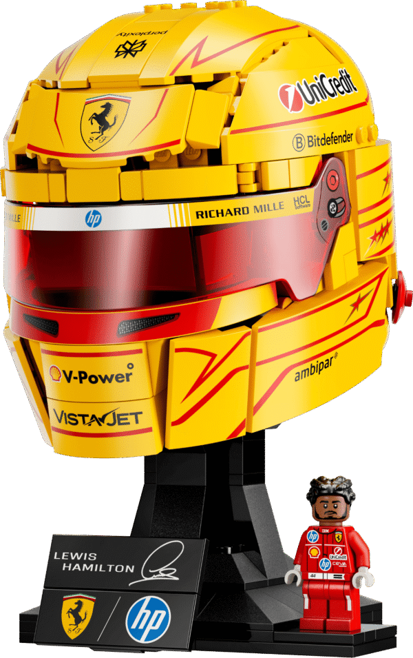 LEGO Capacete Scuderia Ferrari HP de Lewis Hamilton