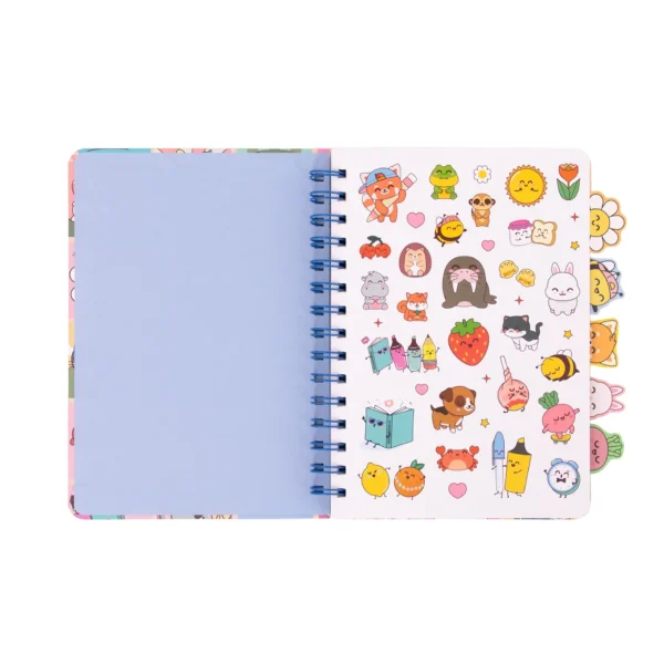 7.95 Caderno A5 com separadores Mr. Wonderful Wondercomic