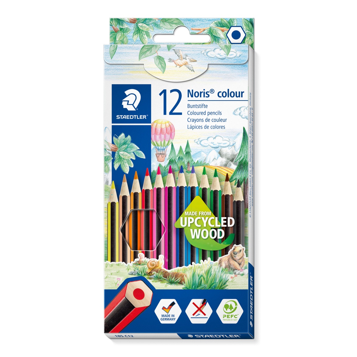 78914 Lápis de cor STAEDTLER Noris Colour caixa com 12 cores