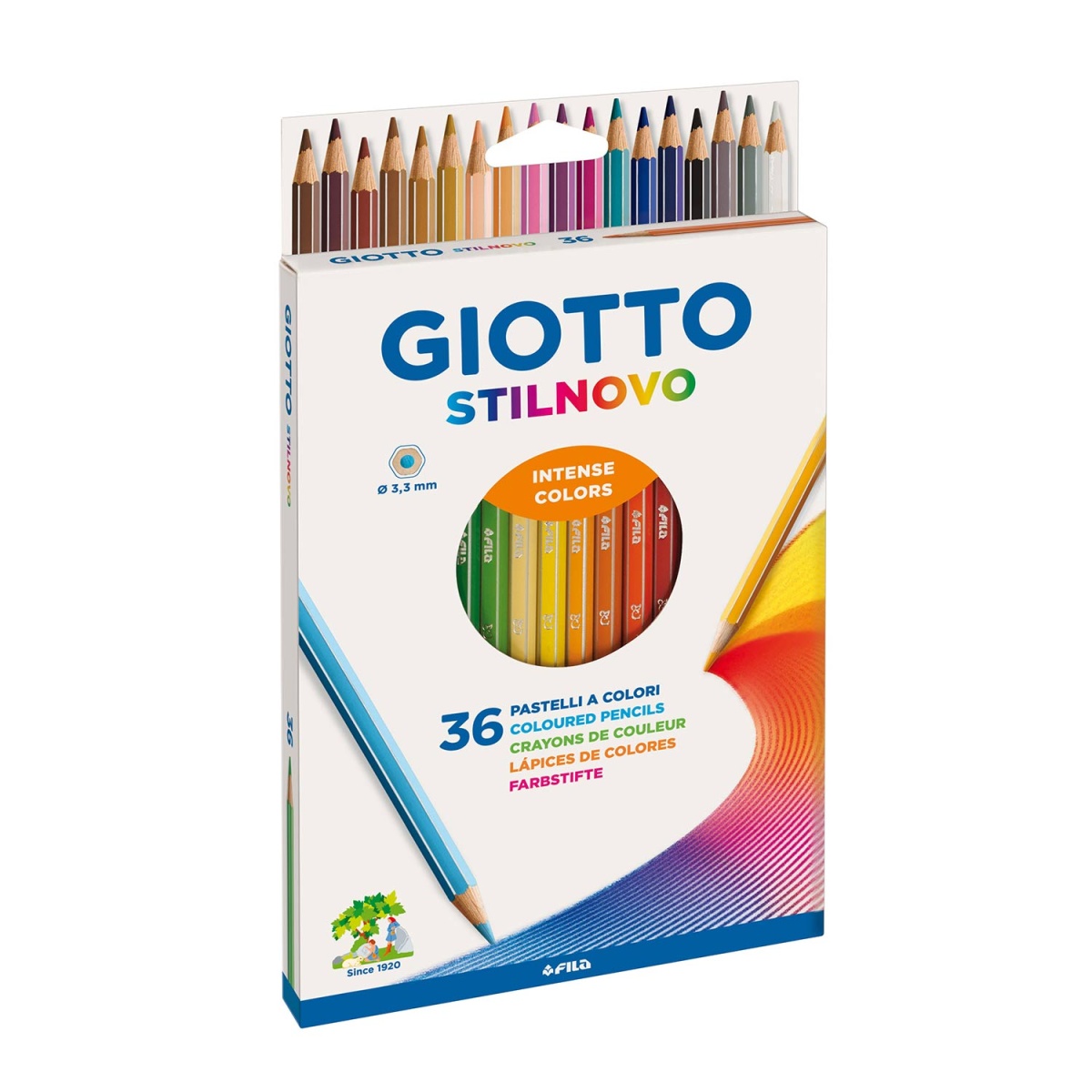 P061119 Lápis de cor GIOTTO Stilnovo caixa com 36 cores