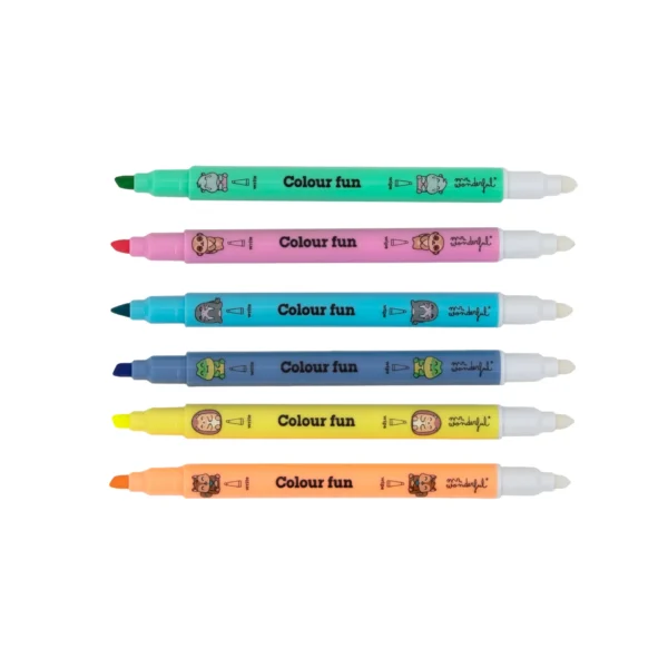 mrw-8445641075703-set-of-6-erasable-highlighters-wonder-comic_un_05 Conjunto de 6 marcadores apagáveis – Wonder Comic