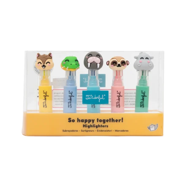 mrw-8445641075710-set-of-5-mini-highlighters-with-characters-wonder-comic_un_01 Conjunto de 5 mini marcadores com personagens – Wonder Comic