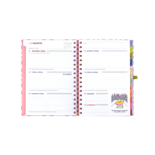 Agenda Mr. Wonderful 2026-27 Semanal - Vive hoje, planeia sempre