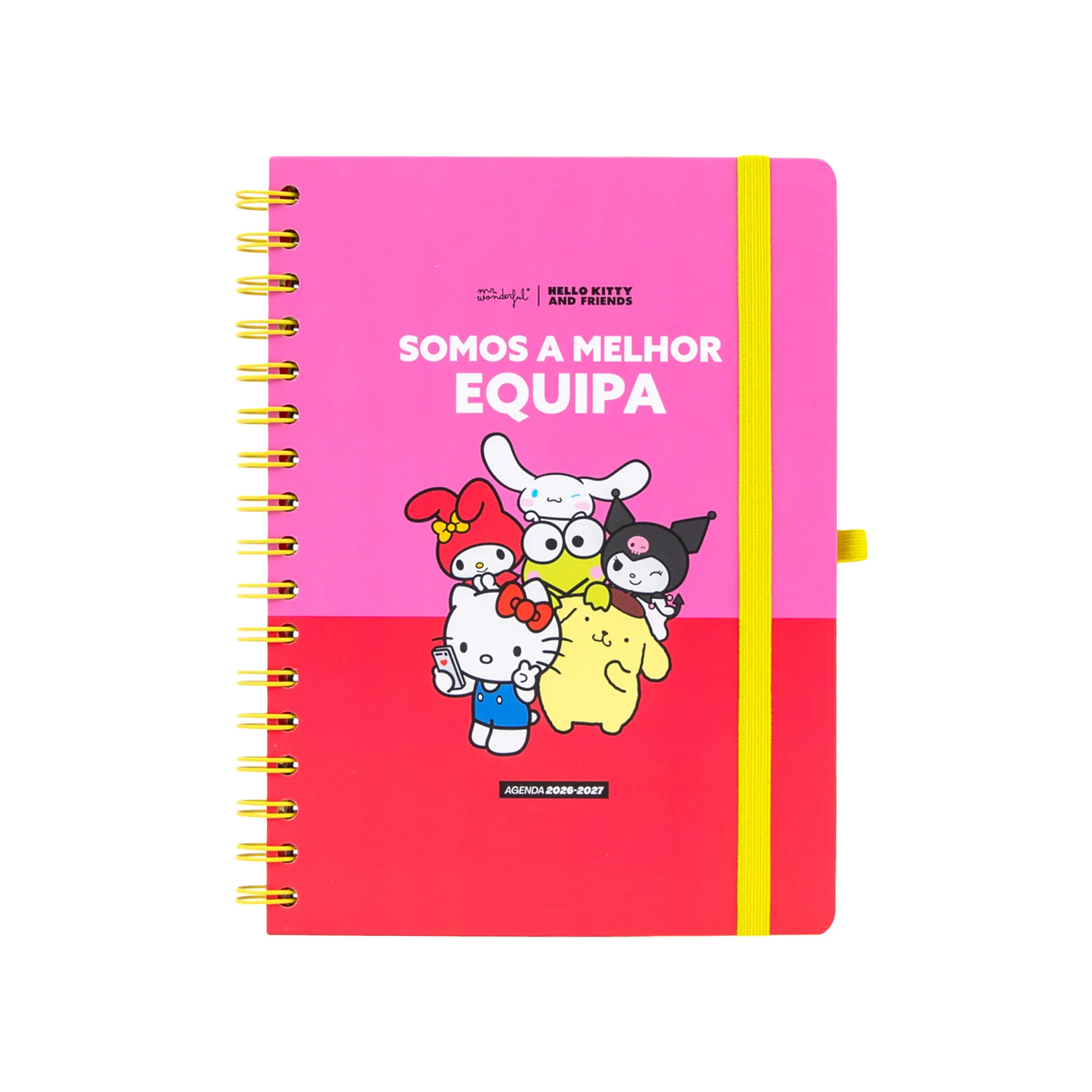mrw-8445641079732-HK_ptg_01 Agenda 2026-27 Hello Kitty & Friends x Mr. Wonderful Semanal - Somos a melhor equipa