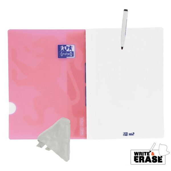 P133491_1 Caderno A4 capa plástica agrafado Oxford Openflex pautado 48 folhas 90g sortido