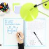 Caderno A4 capa dura espiral Oxford Live & Go Europeanbook 1 pautado 80 folhas 90g cores pastel sortido