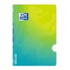 Caderno A4 capa plástica agrafado Oxford Openflex Gradient pautado 48 folhas 90g sortido