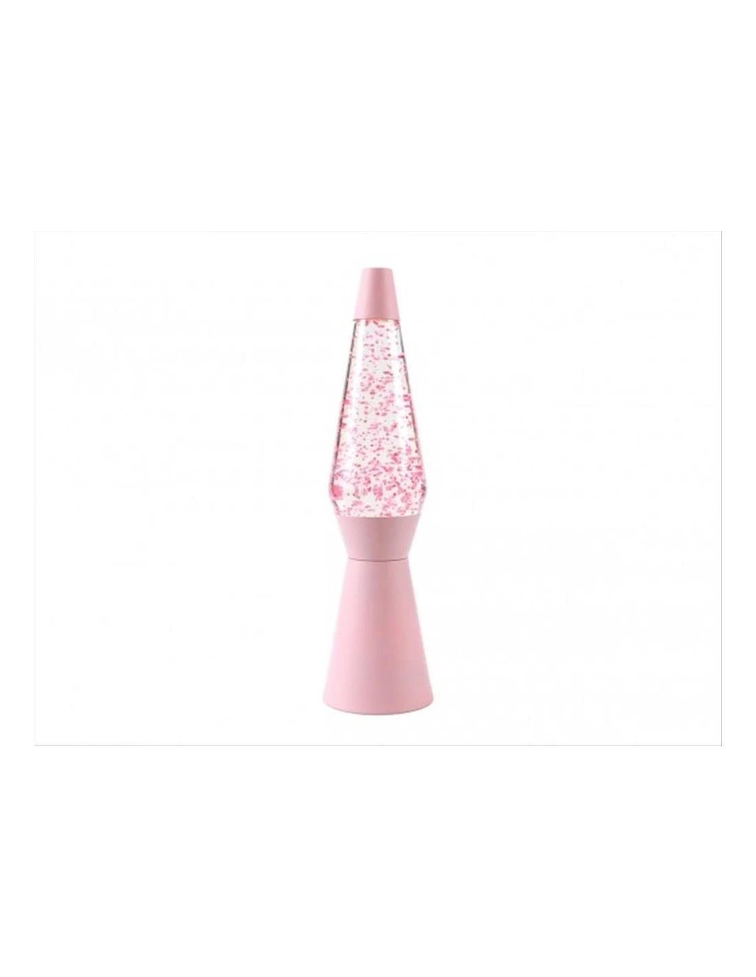 Lâmpada de Glitter Monocolor Rosa iTotal Lâmpada decorativa de glitter rosa pastel iTotal XL2983